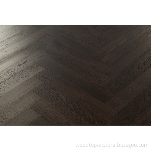 Top grade wooden herringbone parquet engineered wood floor